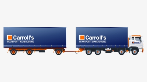 Truck Trailer Curtainsiders - Trailer, HD Png Download, Transparent PNG