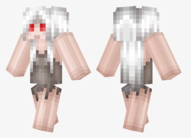 Transparent Ghast Png - Ghast Girl Minecraft Skin, Png Download, Transparent PNG