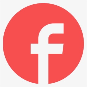 Facebook Logo Red Color, HD Png Download, Transparent PNG