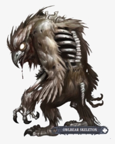 Pathfinder Owlbear Skeleton - Owlbear Skeleton, HD Png Download, Transparent PNG