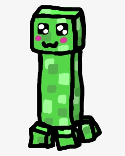 Minecraft Cute Creeper Gif , Png Download - Cute Creeper From Minecraft, Transparent Png, Transparent PNG