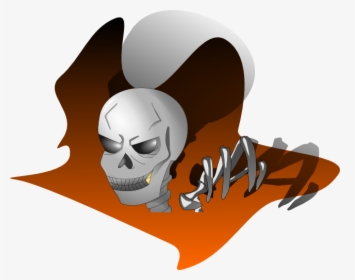 Skeleton From The Dark - Skull, HD Png Download, Transparent PNG