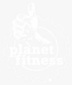Planet Fitness White Png - Planet Fitness Logo White, Transparent Png, Transparent PNG
