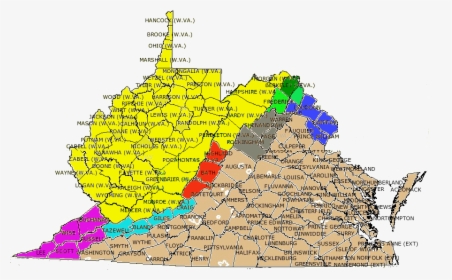 The Restored Government Of Virginia Legislature Authorized - West Virginia 1863 Map, HD Png Download, Transparent PNG