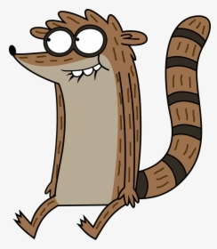 Thumb Image - Rigby From Regular Show, HD Png Download, Transparent PNG