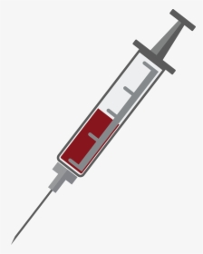 Syringe Injection Hypodermic Needle - Injection Needle Png, Transparent Png, Transparent PNG