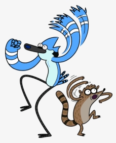 Transparent Goanimate Characters Png - Regular Show Mordecai And Rigby, Png Download, Transparent PNG