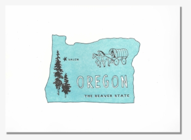 Oregon State Print - Pine, HD Png Download, Transparent PNG
