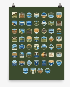 53 Oregon State Parks Framable Poster 18 X24 - Oregon State Parks Pister, HD Png Download, Transparent PNG