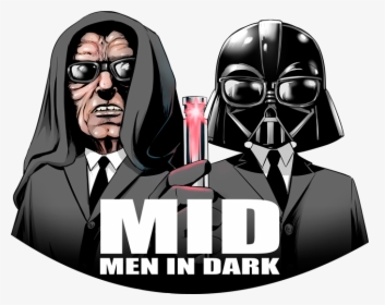 Darth Vader And Darth Sidious As Men In Black Preview - Sheev Palpatine, HD Png Download, Transparent PNG