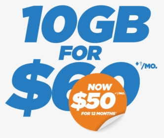 10gb For $50 - Graphic Design, HD Png Download, Transparent PNG
