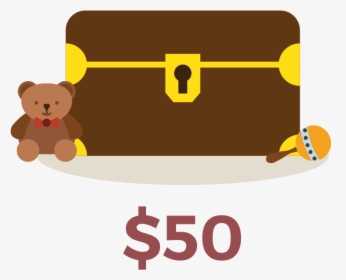 Transparent Treasure Chest Png - Teddy Bear, Png Download, Transparent PNG