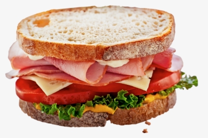 Transparent Food Png Images - Ham And Cheese Sandwich, Png Download, Transparent PNG