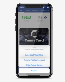Cannacard App - Smartphone, HD Png Download, Transparent PNG