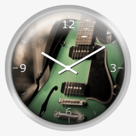 Green Electric Guitar With Blurry Background - Guitar, HD Png Download, Transparent PNG