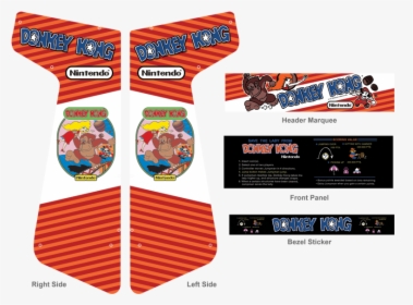 Dk 2 Graphics Layout - Donkey Kong Arcade Stickers, HD Png Download, Transparent PNG
