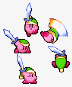 Sword Kirby Pixel Art, HD Png Download, Transparent PNG
