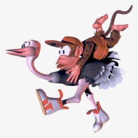 Donkey Kong Country 2 Concept Art - Donkey Kong Country Animal Buddies, HD Png Download, Transparent PNG