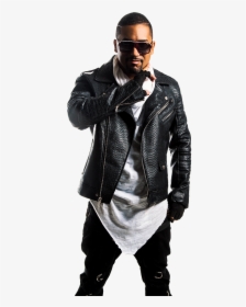 Transparent Romeo Santos Png - Leather Jacket, Png Download, Transparent PNG