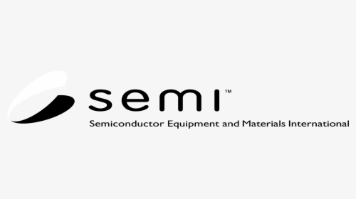 Semi Logo Black And White - Semiconductor Equipment And Materials International, HD Png Download, Transparent PNG
