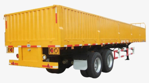 Clw 3 Axles 40ft Side Wall Semi Trailer Cargo Trailer - Trailer Truck, HD Png Download, Transparent PNG
