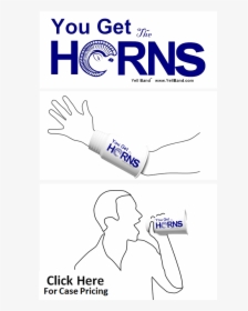 Horns Rams Blue - Blue, HD Png Download, Transparent PNG