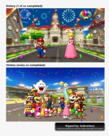 Click For Full Sized Image Victory Screen - Mario Kart Wii Personajes, HD Png Download, Transparent PNG