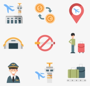 Free Airport Icon Transparent, HD Png Download, Transparent PNG