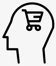 Human Mind User Brain Shop Discount Cart Sale Shopping - Shopping Cart In Brain, HD Png Download, Transparent PNG
