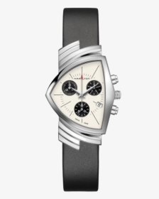 Hamilton Ventura Chronograph Quartz Watch With Cream - Hamilton Watches, HD Png Download, Transparent PNG