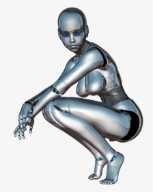 Girl, Woman, Face, Posing, Side, Robot, Cyborg, Android - Robot Women Png, Transparent Png, Transparent PNG