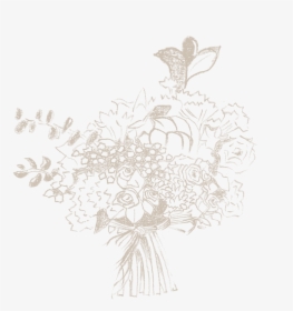 Diy Wedding Bouquet - Sketch, HD Png Download, Transparent PNG