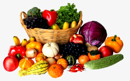 Online Vegetables In Ahmedabad - Fruits In A Basket Png, Transparent Png, Transparent PNG