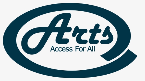 Arts Access For All Logo, Blue Lettering Inside Blue - Circle, HD Png Download, Transparent PNG
