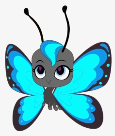 Butterfly Vector Png - Butterfly Cartoon Png Vector, Transparent Png, Transparent PNG