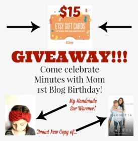 1 Year Birthday Giveaway - Poster, HD Png Download, Transparent PNG