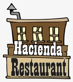 Transparent Hacienda Clipart - Restaurant Cartoon Transparent Background, HD Png Download, Transparent PNG