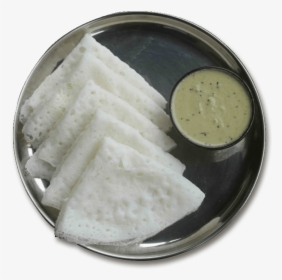Neer Dosa With Chutney, HD Png Download, Transparent PNG