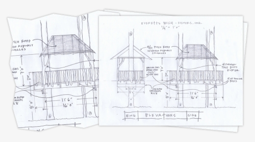 Stevegray Renovations Treehouse Plans - Sketch, HD Png Download, Transparent PNG