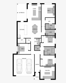 Figtree 4 Shaded Plan - Floor Plan, HD Png Download, Transparent PNG