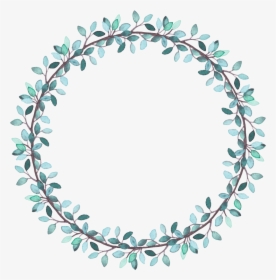 Freetoedit Ftestickers Frame Border Watercolor Green - Beautiful Round Design, HD Png Download, Transparent PNG