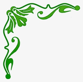 Green Border Style Png Clipart , Png Download - Green Wedding Border Png, Transparent Png, Transparent PNG