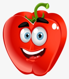 Bell Pepper With Face Clipart, HD Png Download, Transparent PNG
