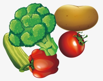Clip Art Cartoon Vegetables Images - Fresh Vegetables Banner, HD Png Download, Transparent PNG