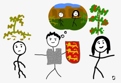 Knights, Tomatoes, And Defining A Final Vocabulary - Cartoon, HD Png Download, Transparent PNG