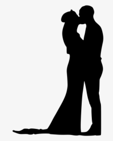 Love Couple Silhouette Svg, HD Png Download, Transparent PNG