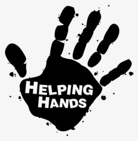 Transparent Helping Hands Png - Helping Hands Clipart Black And White, Png Download, Transparent PNG