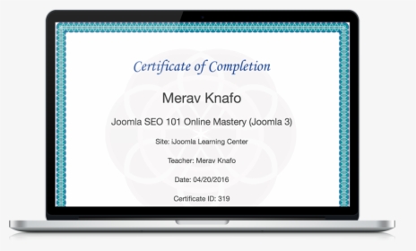 Integrated E Learning Certificate - E Certificate Lms, HD Png Download, Transparent PNG