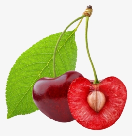 Cherry Png - Cherry Fruit Cut In Half, Transparent Png, Transparent PNG