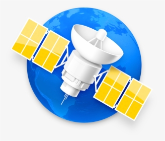 Modern Netnewswire Icon With Blue Globe And Satellite - Netnewswire, HD Png Download, Transparent PNG